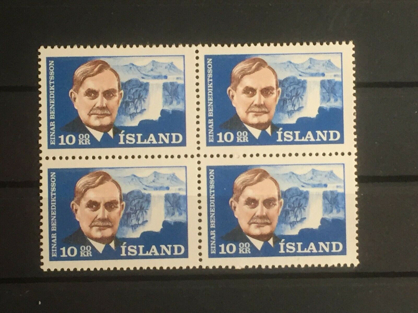 Scott #377 1965 Iceland Block Of 4 Stamps Mnh