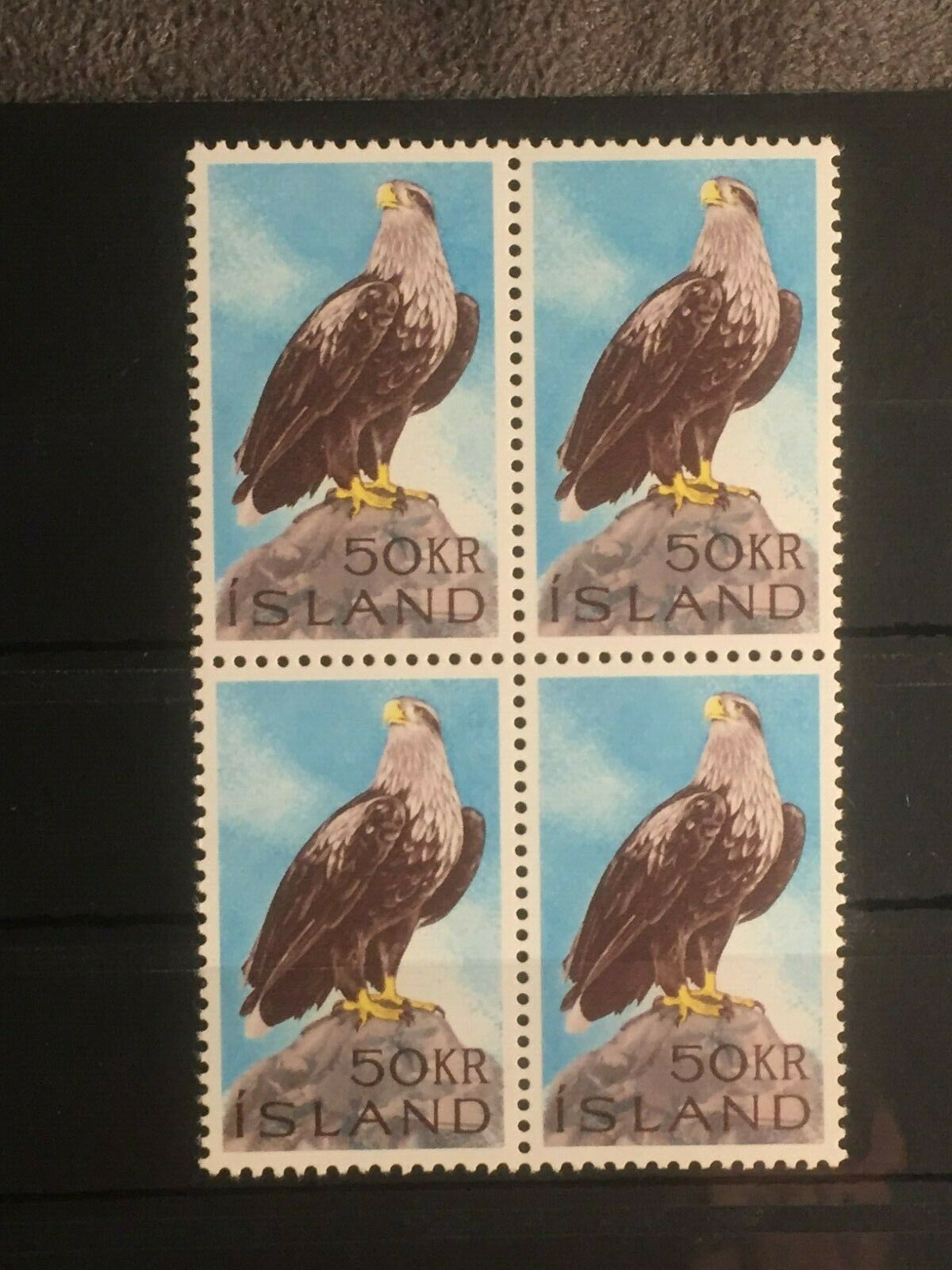 Scott #378 1965-66 Iceland Block Of 4 Stamps Mnh
