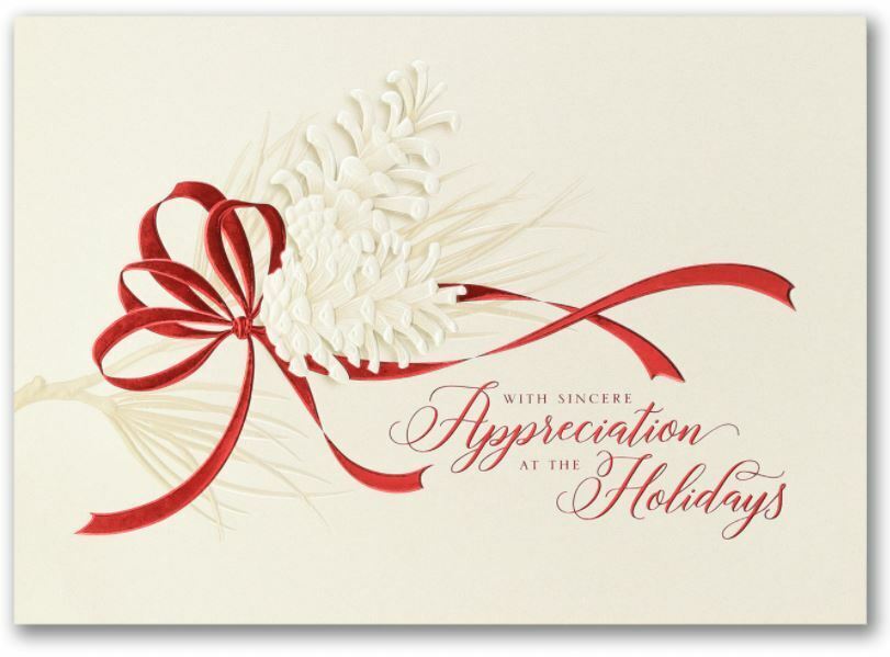 Pine Appreciation Christmas Holiday Cards By Media Plus Carlson Craft