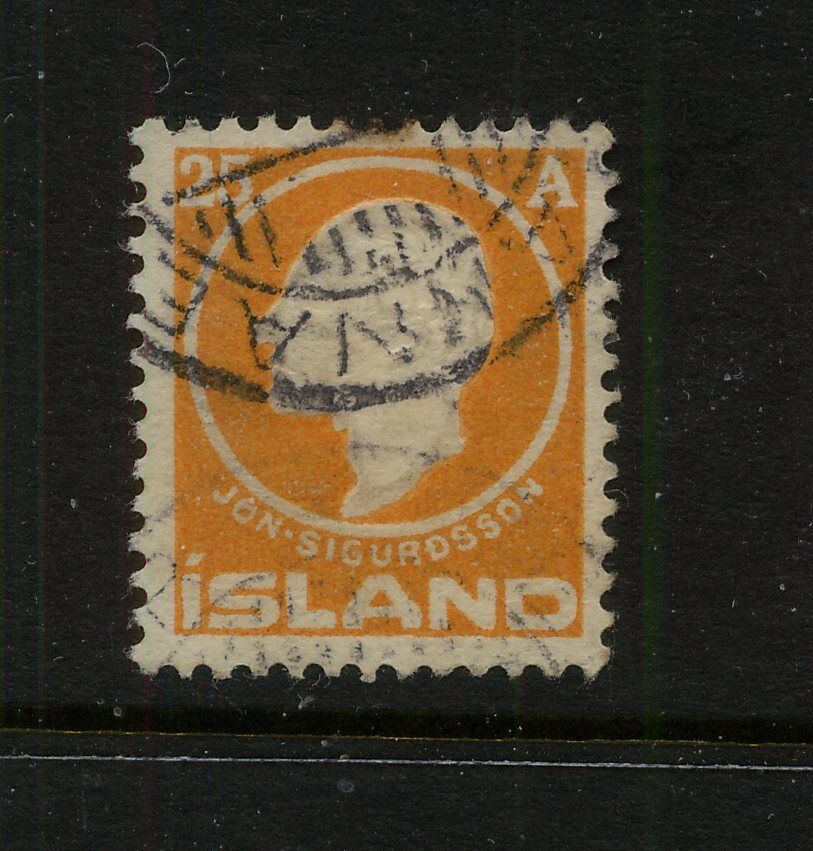Iceland  91 Used  25 Aur    Catalog $57.50                       Ms1228
