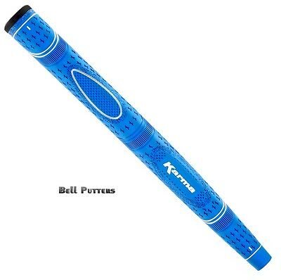 Karma Dual Touch Blue Midsize Paddle Putter Golf Grip-mens-select Your Quantity