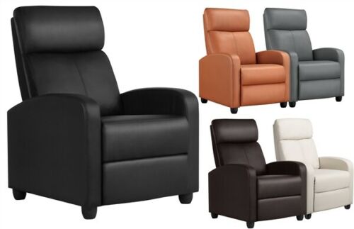 Recliner Chair Single Modern Reclining Sofa  Home Theater Seating Club Chair